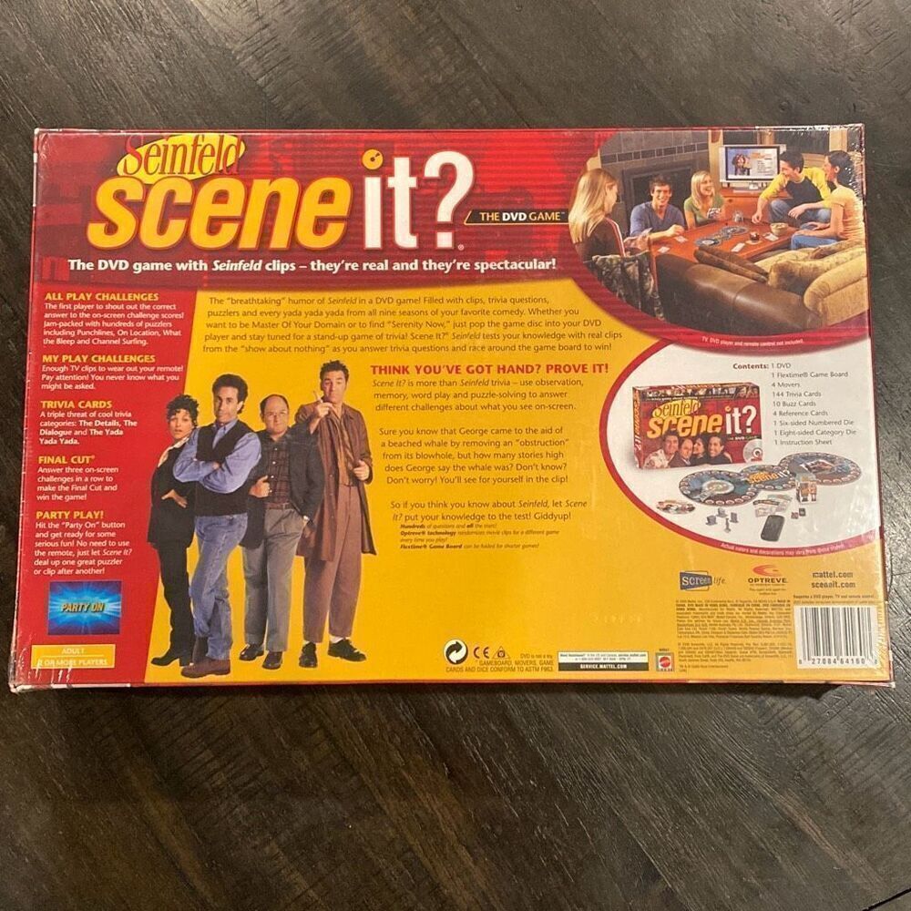 Seinfeld Scene It DVD Game Brand New SEALED - Picture 2 of 4